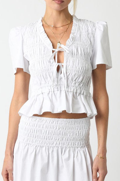 Pamela Ruffled Top