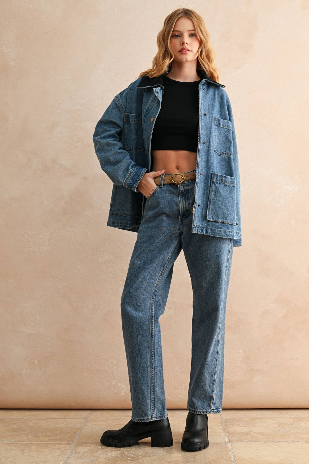 Katie Denim Utility Jacket