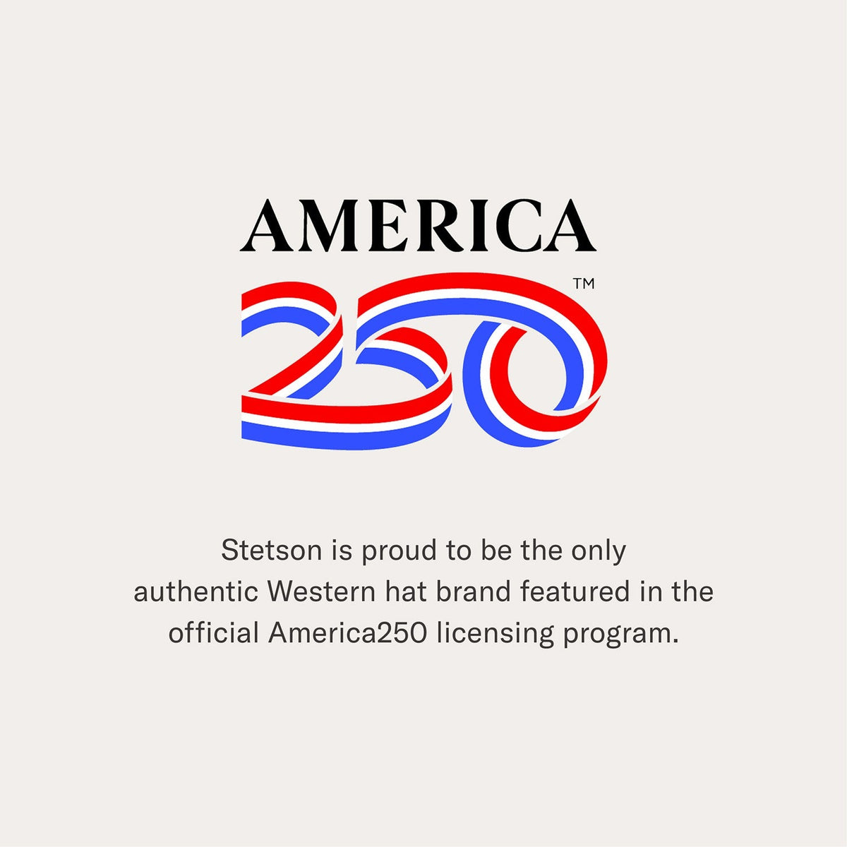 Stetson Skyline 6X USA 250 Edition Black USA 250 collection emblem celebrating 1776 to 2026