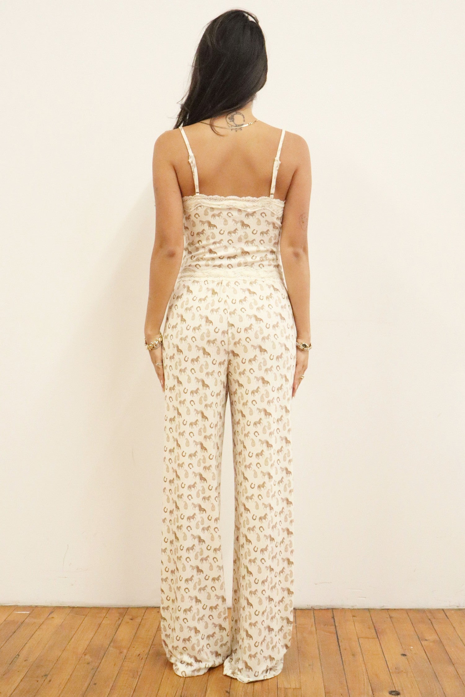 Lucky Horse Wide Leg Pants