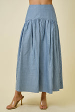 Stripe Sam Flared Maxi Skirt summer skirt must get free shipping at boltranchstore.com