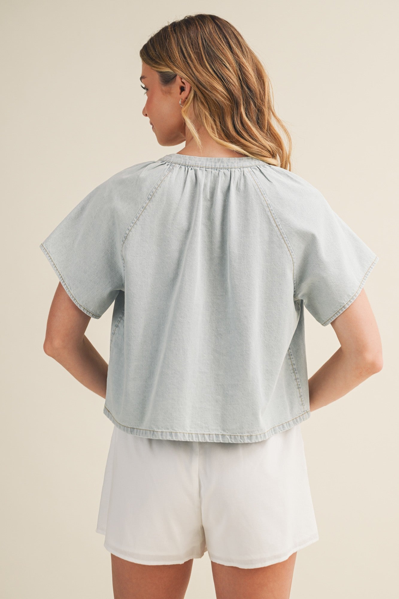 Nova Denim Blouse