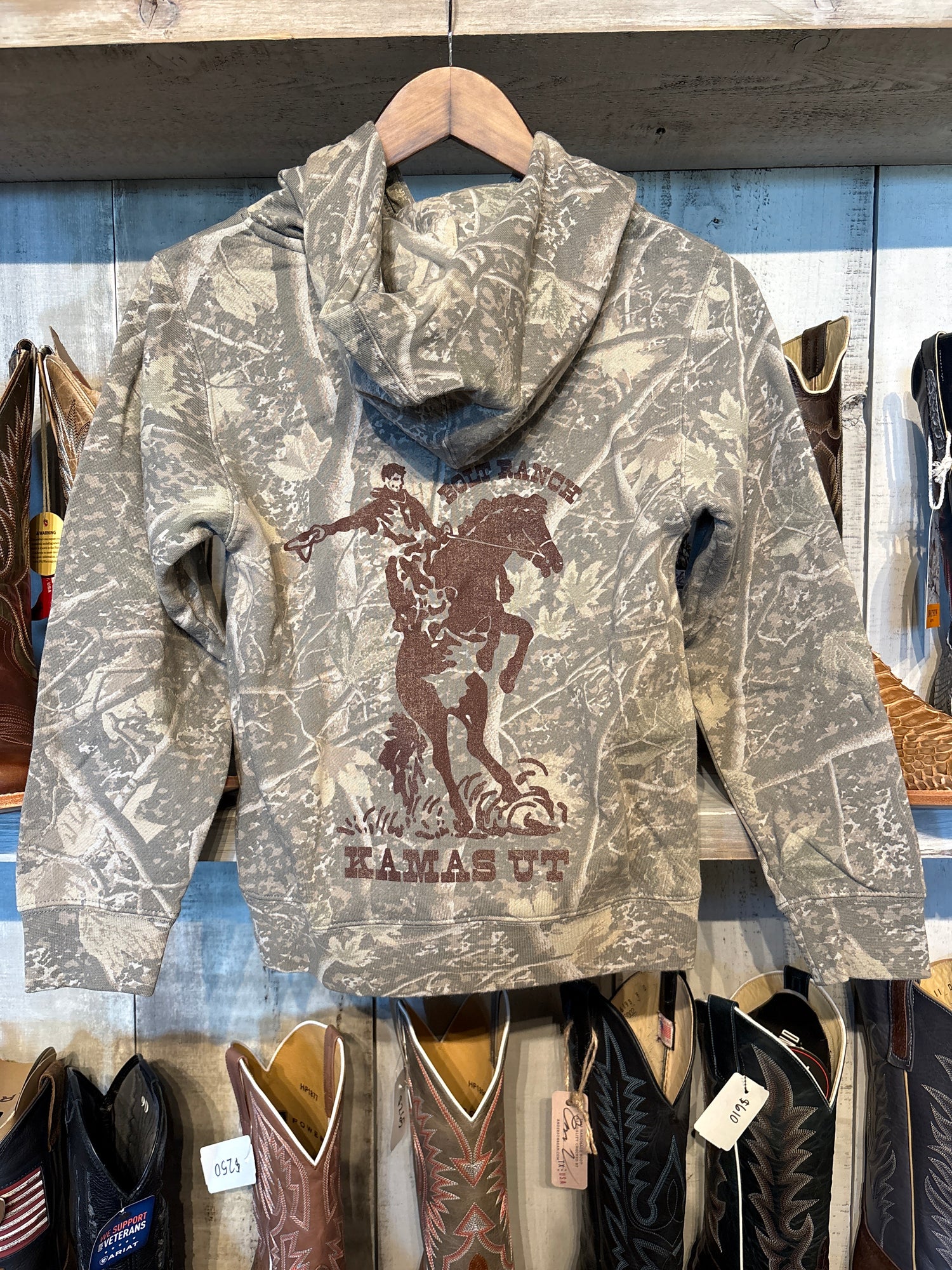 Bolt Ranch Rough Stock Youth Hoodie