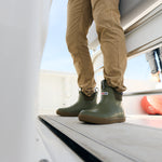 XTRATUF Mens Ankle Deck Boot Pro Legacy Moss oil acid and chemical resistant deck boot for hard days on the water or the ranch
