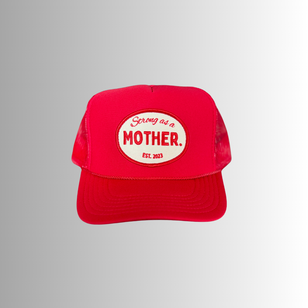 Vintage Mother Patch Hat shop at Boltranchstore.com mothers day gifts free shipping RED