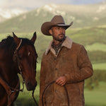 Stetson Medalist Cowboy Hat Sahara worn on the ranch as an everyday working western hat ranch wear