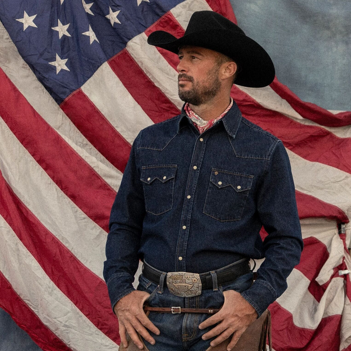 Stetson Skyline 6X USA 250 Edition Black worn for rodeo nights and western fashion cowboy