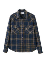 27 Miles Malibu Selva Cotton Western Plaid Shirt Japanese imported plaid fabric western fashion