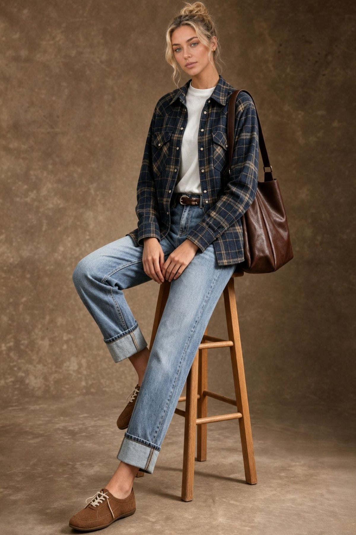 27 Miles Malibu Selva Cotton Western Plaid Shirt lived in plaid for rodeo season in Park City
