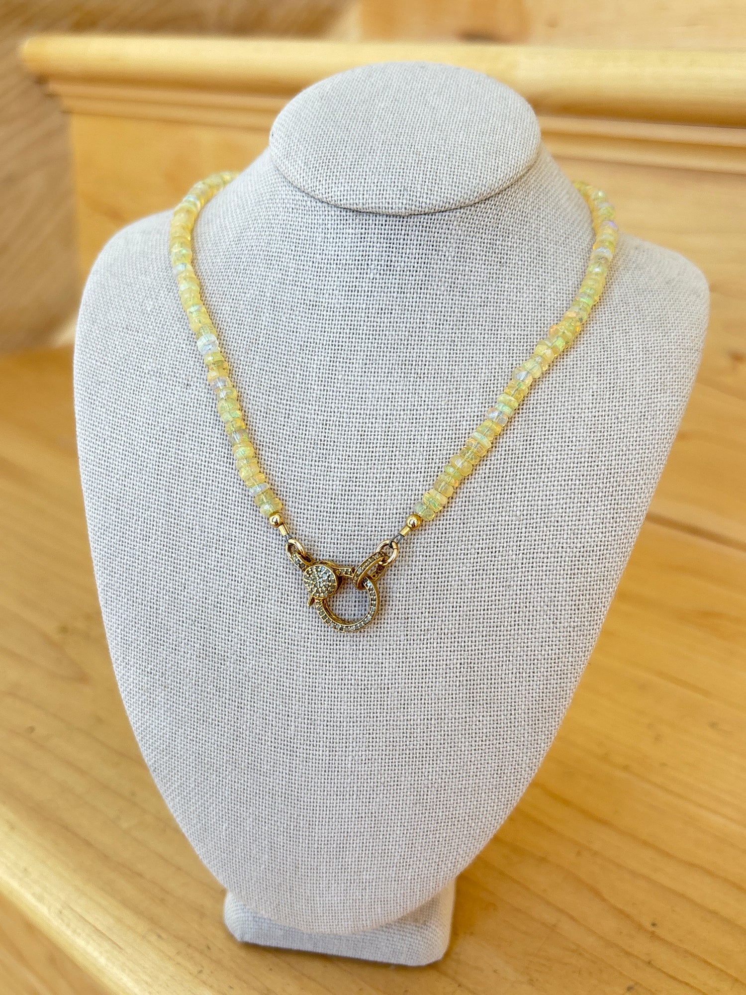 Makhala Rainbow opal Necklace