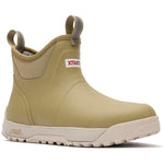 XTRATUF Womens Ice Fleece Lined Ankle Deck Boot Sea Kelp waterproof pull on silhouette with front and back pull loops ranch wear Kamas