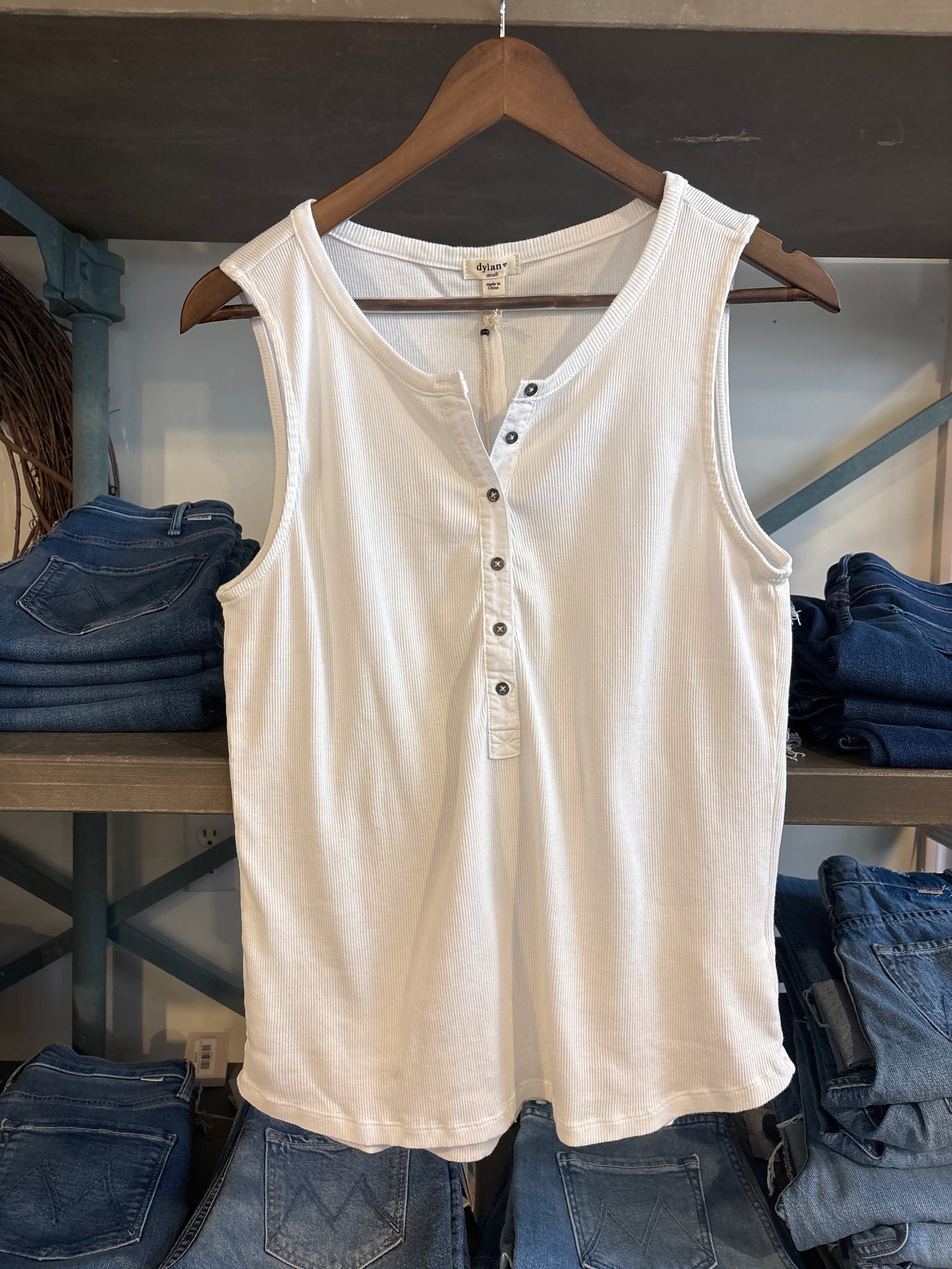 Dylan Rowan Rib Henley Tank
