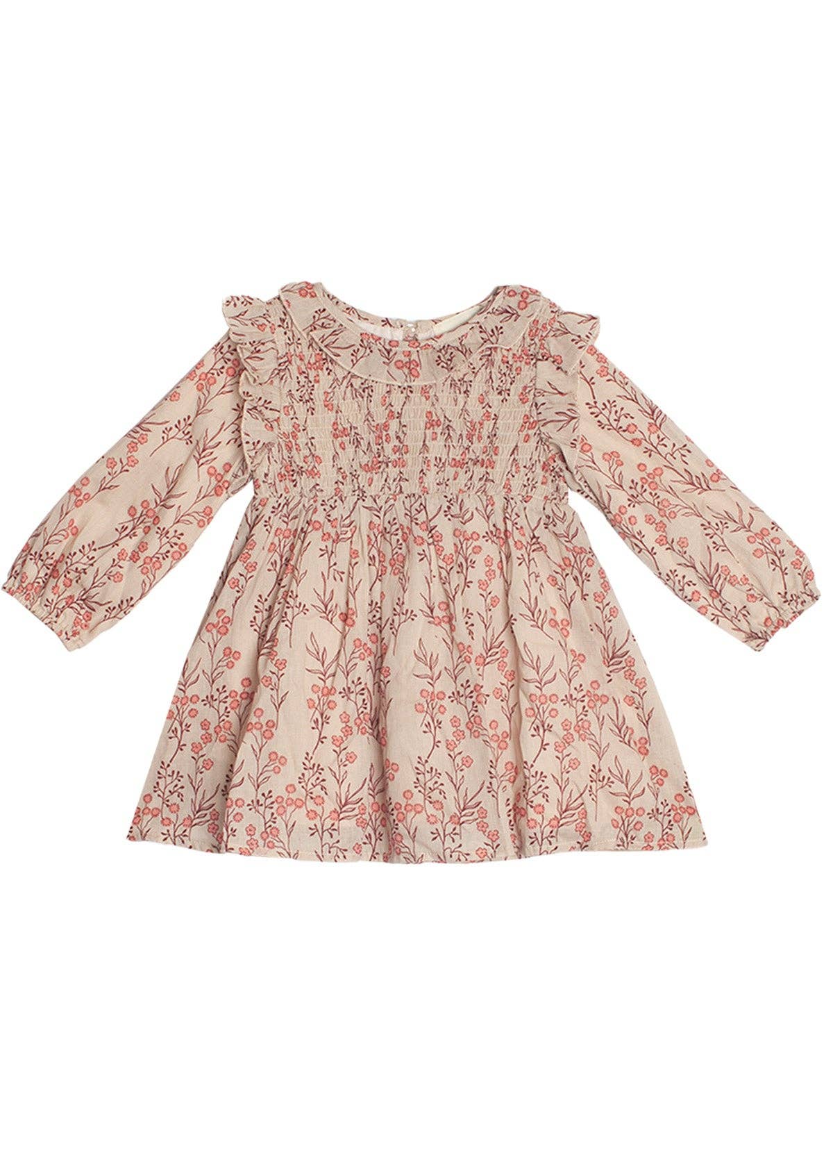 Autumn Floral Dress Long Sleeve