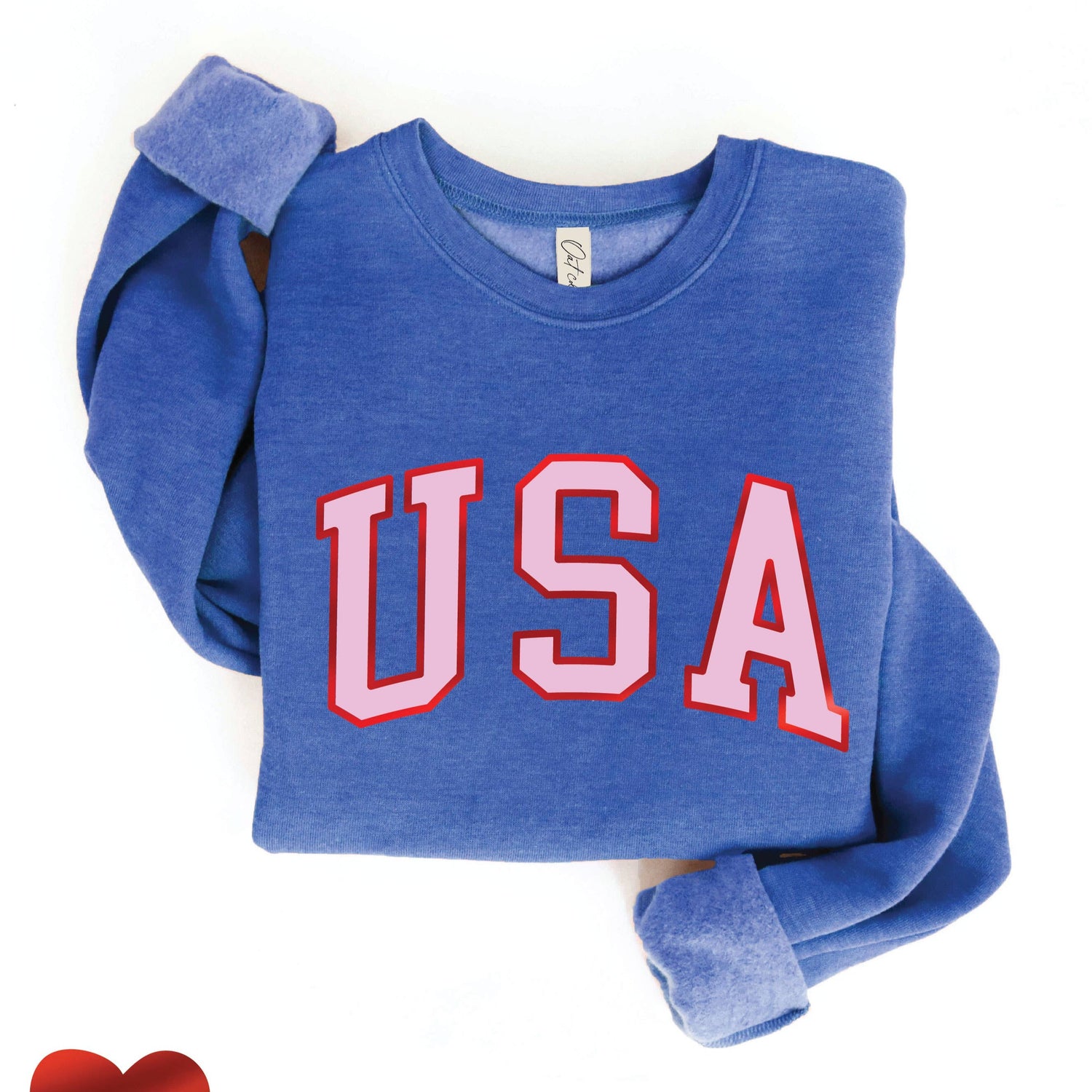 USA Foil Graphic Sweatshirt