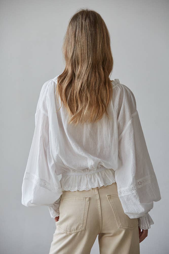 Poppy Peasant Blouse