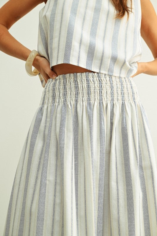 Starla Striped Crop Top