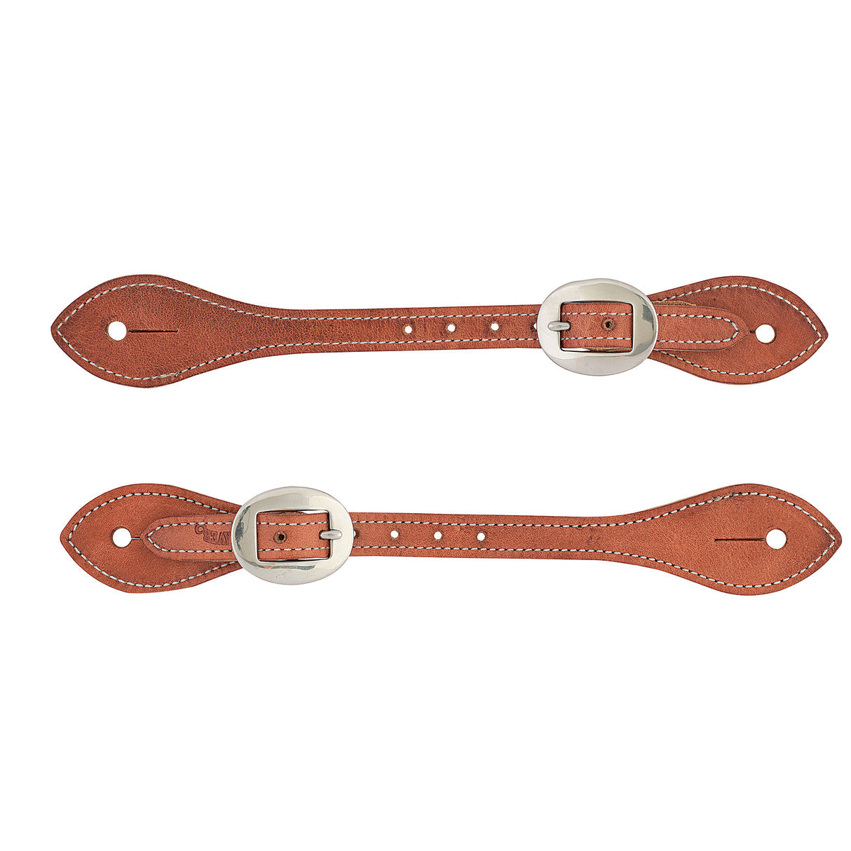 Mens Flared Harness Leather Spur Straps