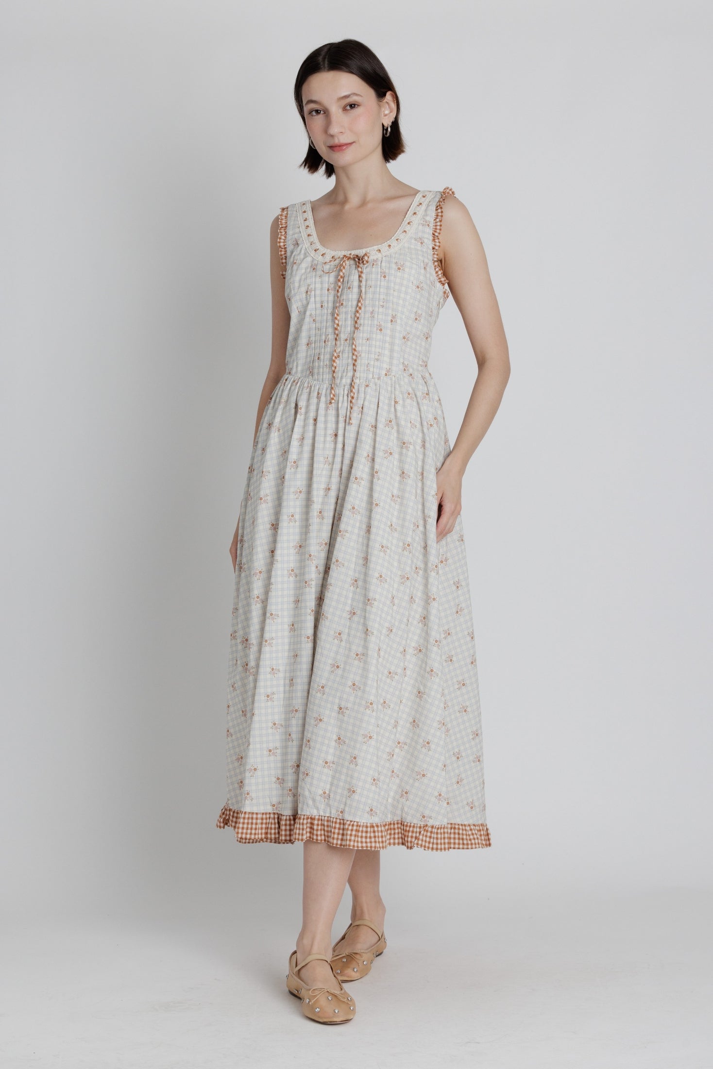 Amber Floral Midi Dress