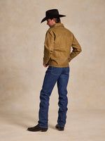 Schaefer RangeWax Mesquite Brush Jacket unlined work jacket cut for layering over a vest ranch wear