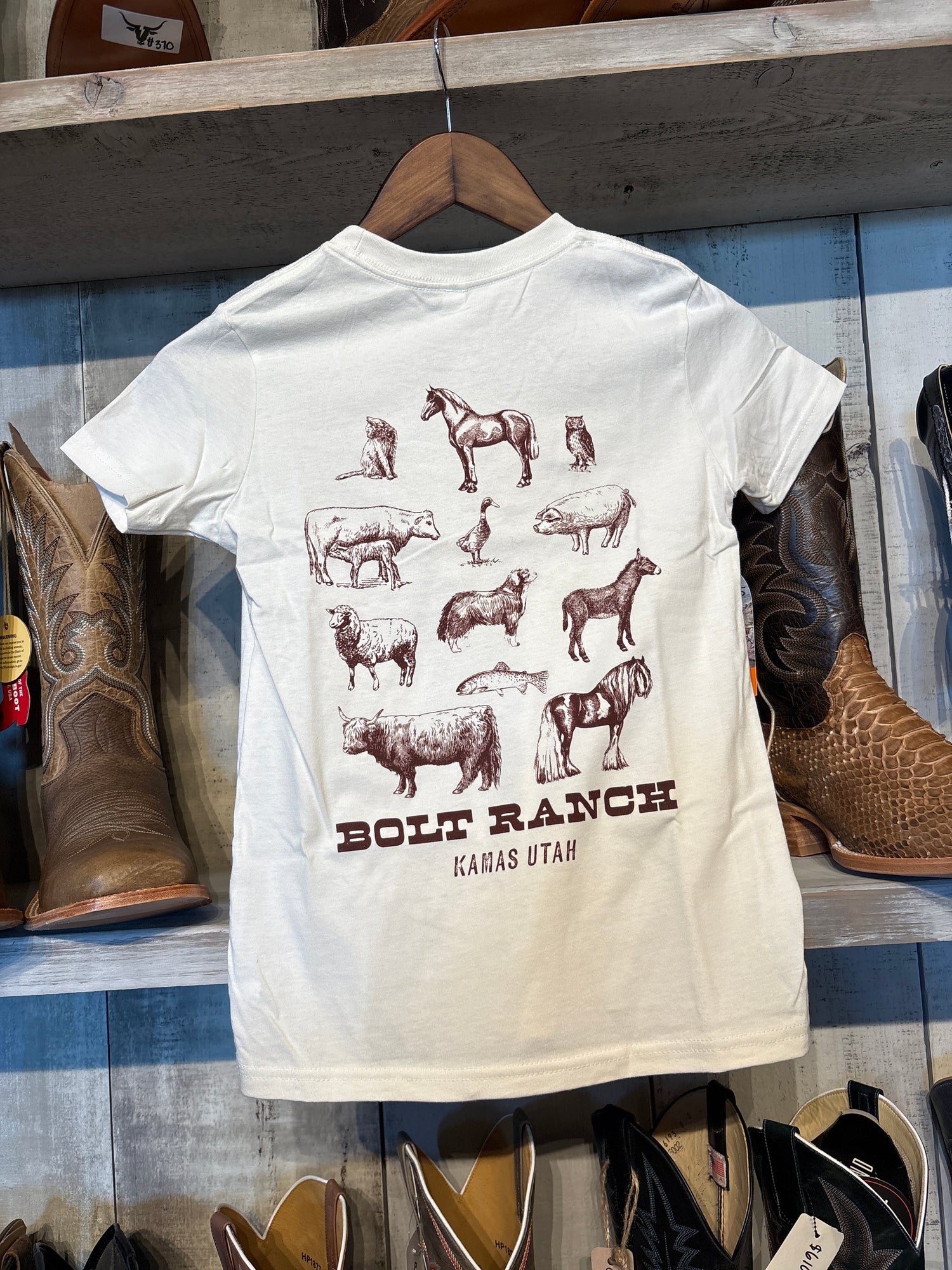 Bolt Ranch The Farm Kids Tee Shirt