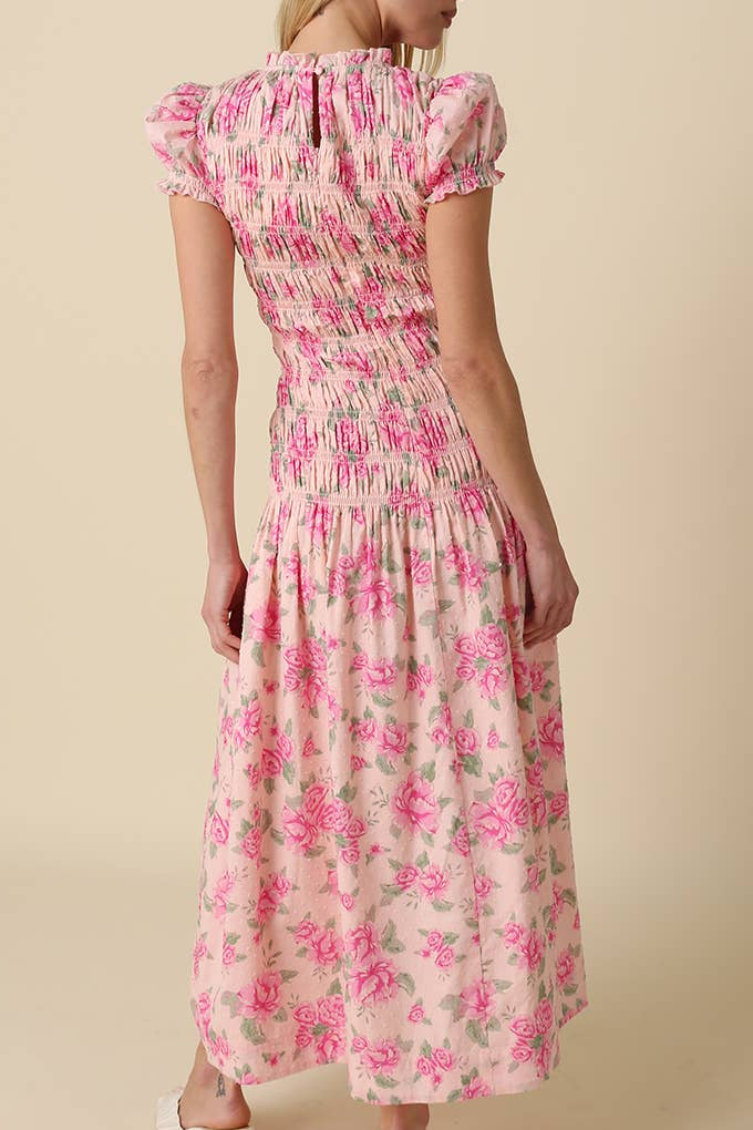 Rachael Puff Sleeve Maxi Dress