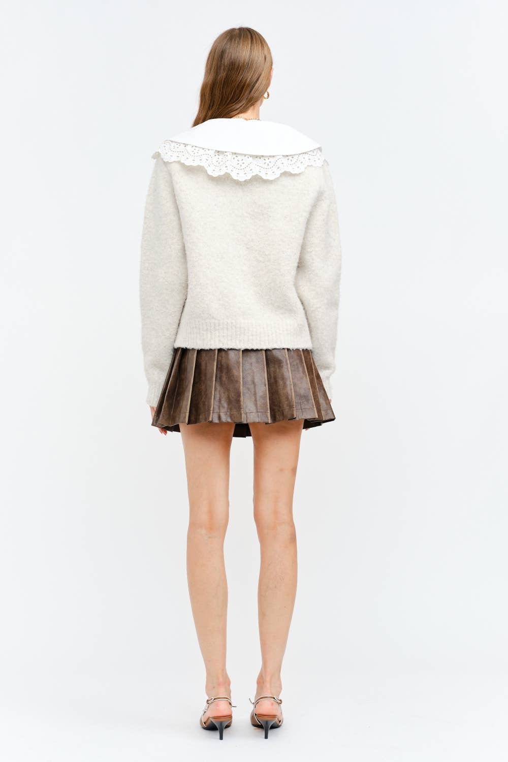 Nico Natural Womens Pullover Sweater