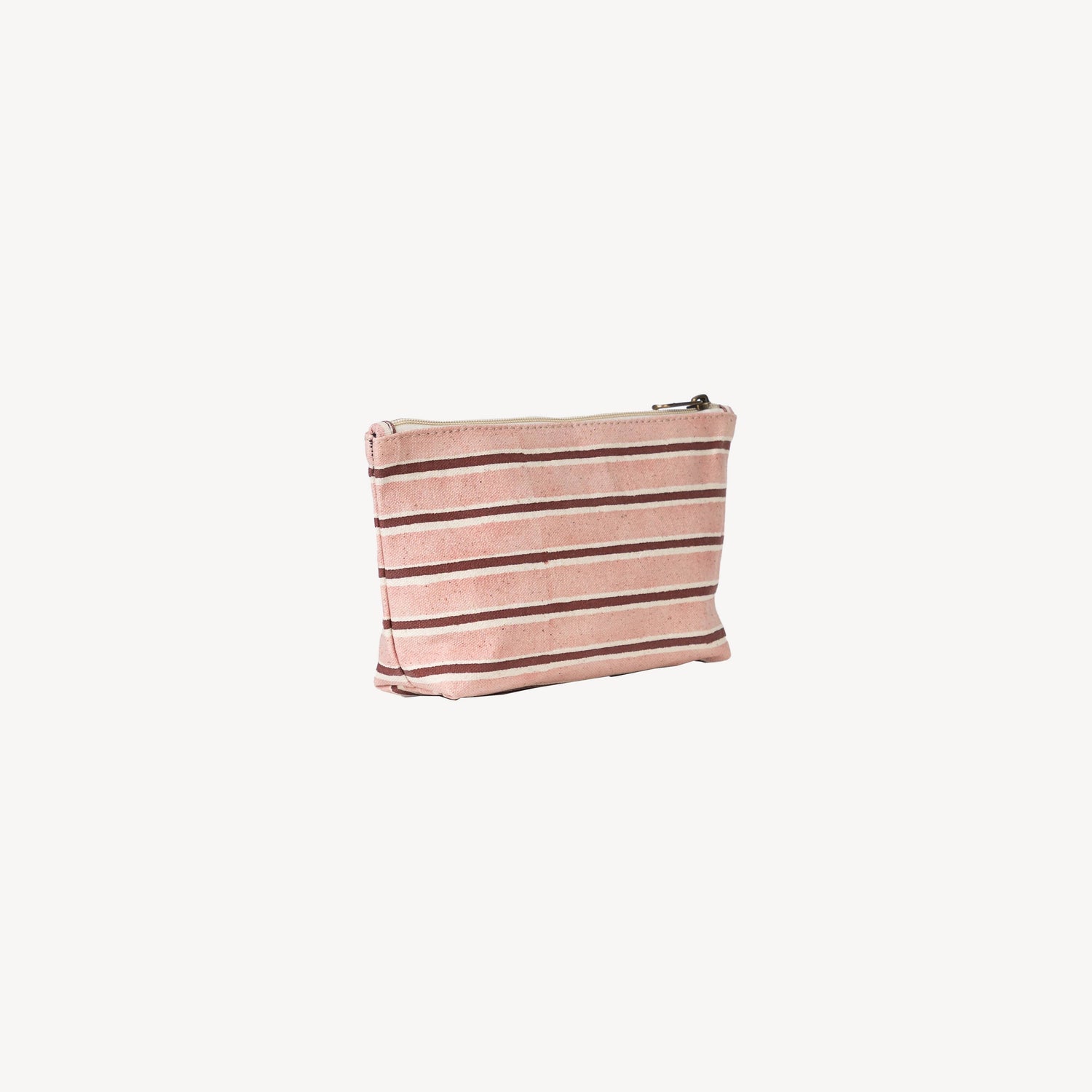 Small Waterproof Winter Berry Stripe Pouch