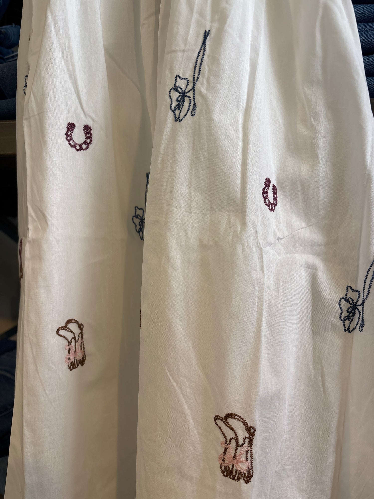 Harper Western Embroidered Dress
