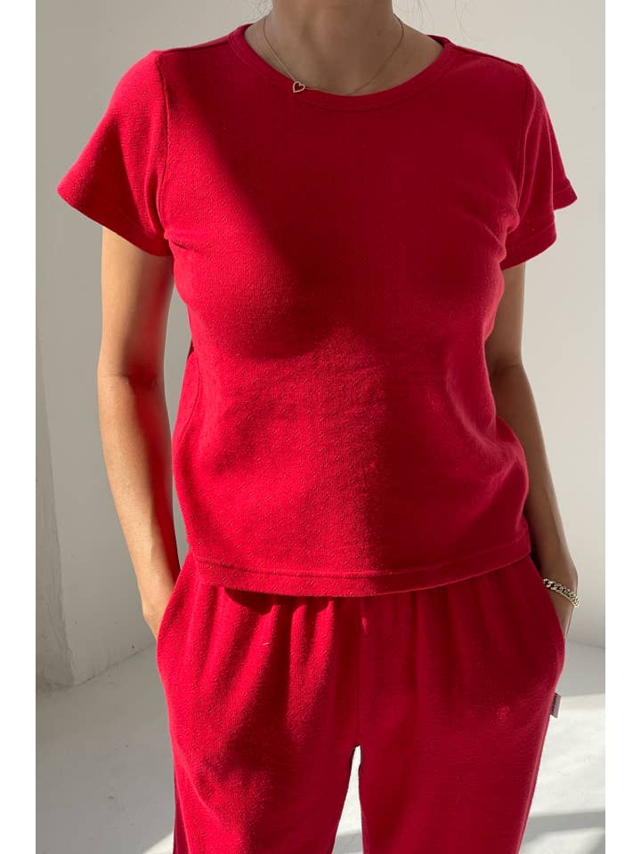Le Bon Pointelle Babe Tee