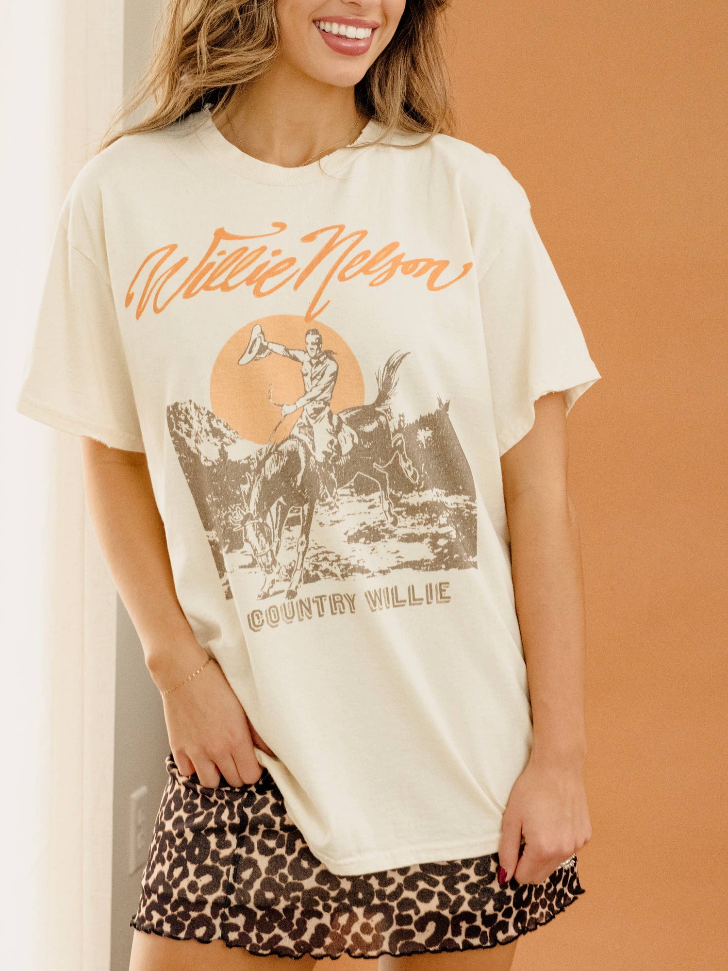 Willie Nelson Country Thrifted Tee