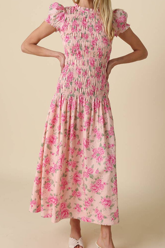 Rachael Puff Sleeve Maxi Dress