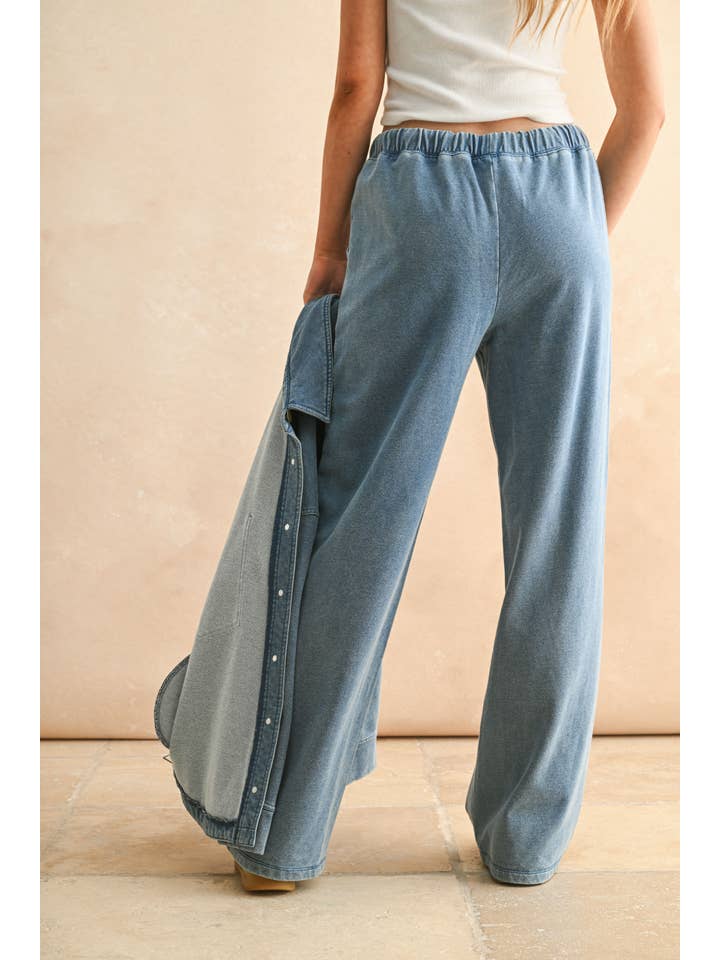 Kit Washed Knitted Pants