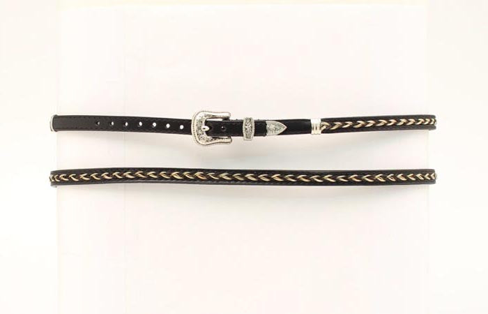 Horse Hair Braided Hatband Black