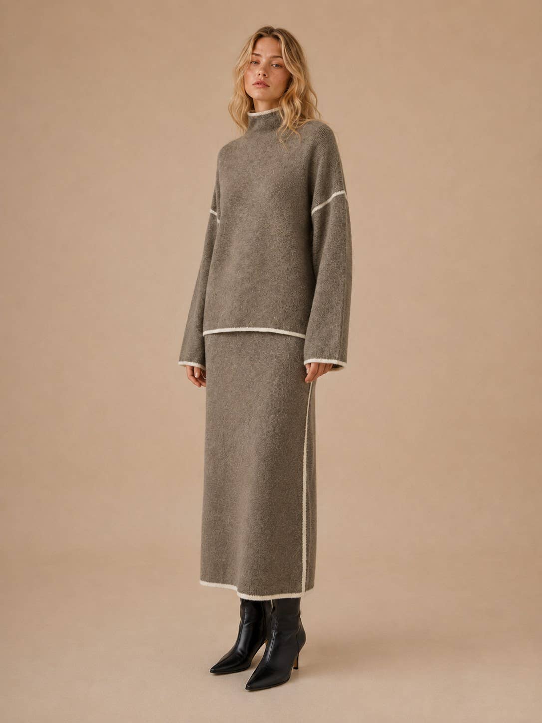 Melinda Knit Sweater Dress Set