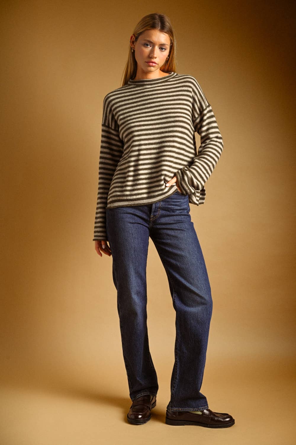 Shelly Striped Top