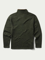 Schaefer Elkhorn Pullover Loden solid back panel with clean shoulder seaming ranch wear