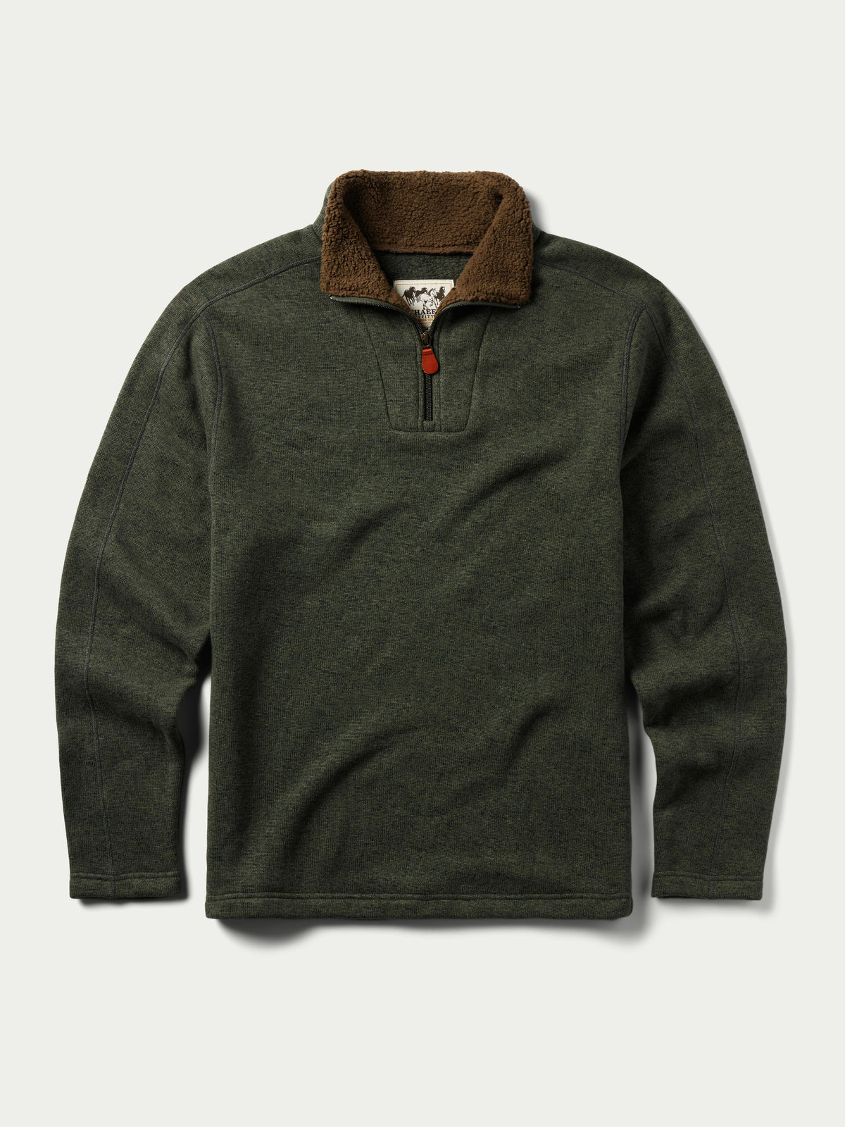 Schaefer Elkhorn Pullover Loden classic fit through the body with long sleeves western clothing