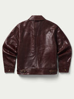 Schaefer Beaumont Leather Jacket adjustable waist tabs for a tailored true to size fit western fashion