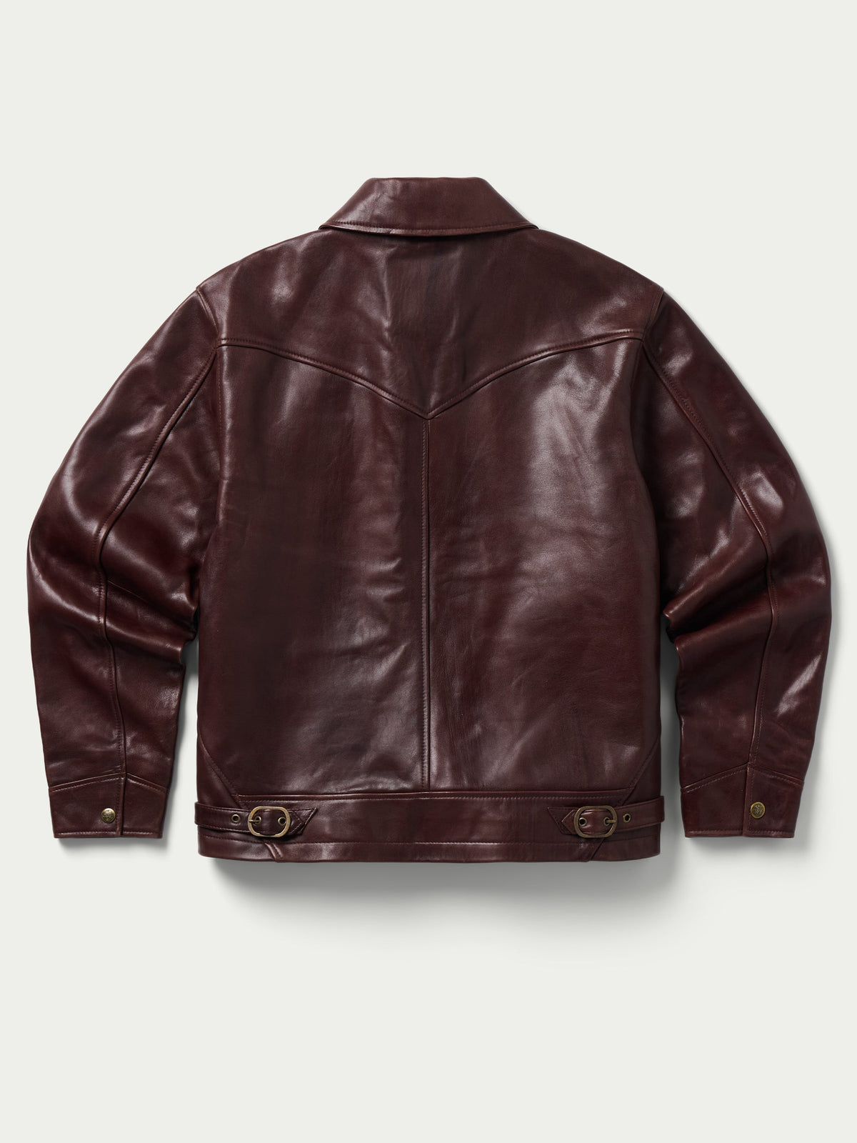 Schaefer Beaumont Leather Jacket adjustable waist tabs for a tailored true to size fit western fashion