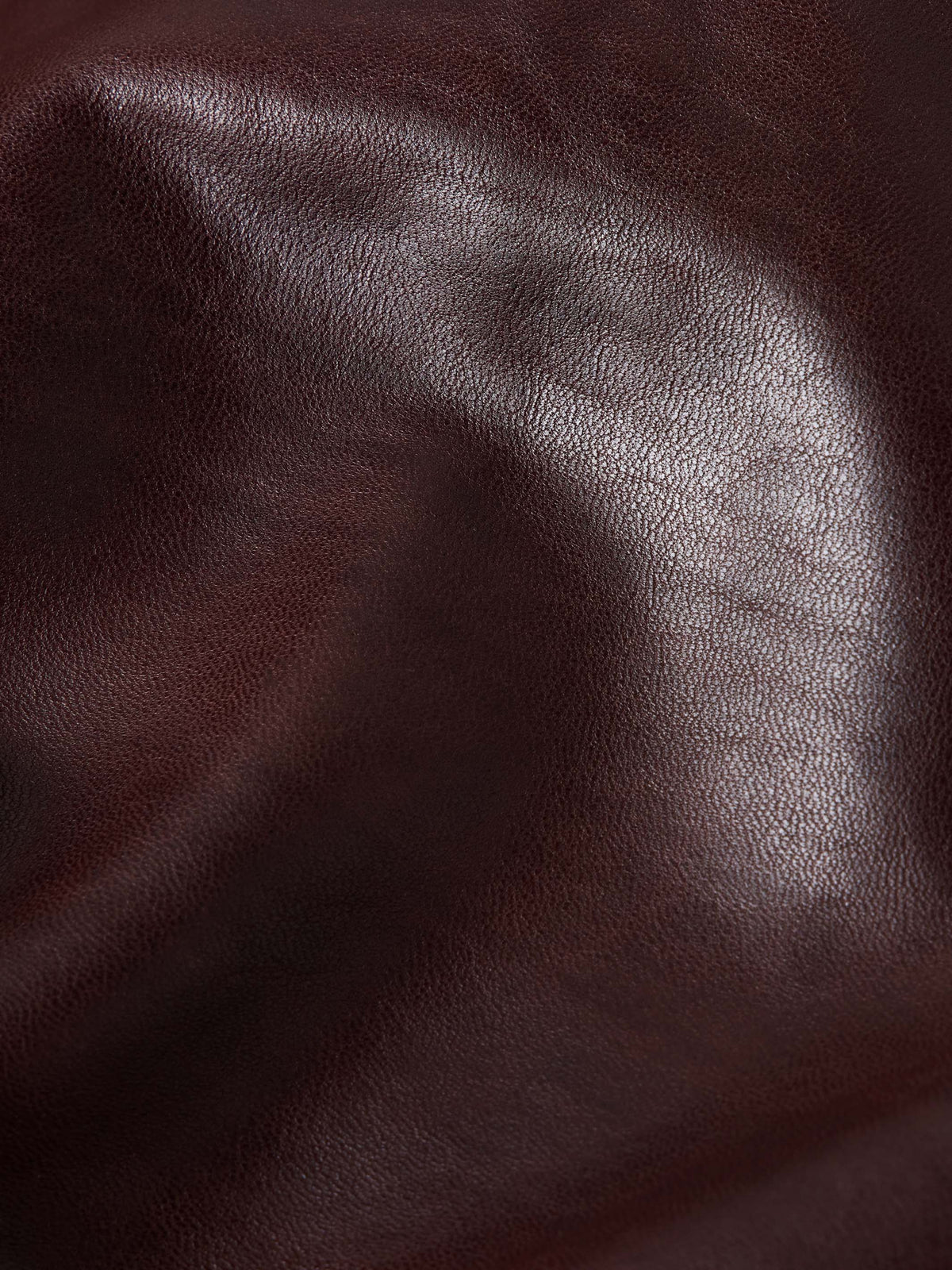 Schaefer Beaumont Leather Jacket supple one hundred percent lamb leather in a deep brown tone