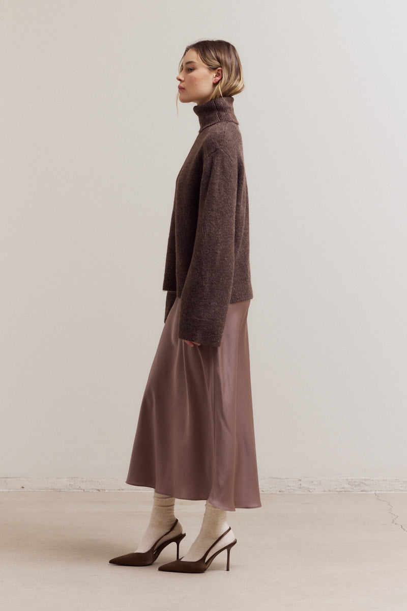 Liz High Collar Neck Sweater