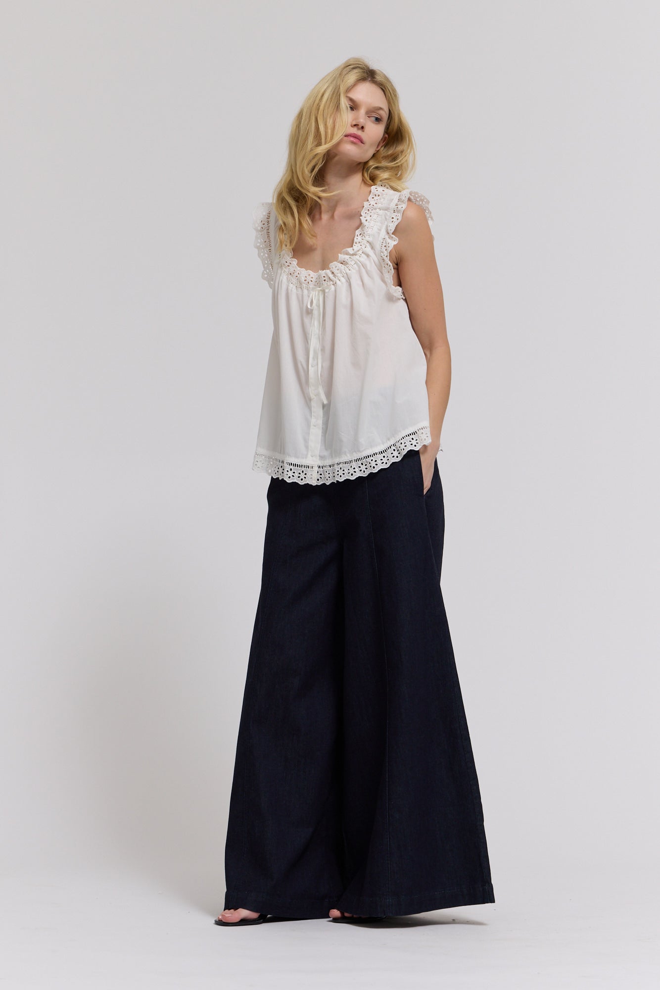 Lace Trim Swing Tank