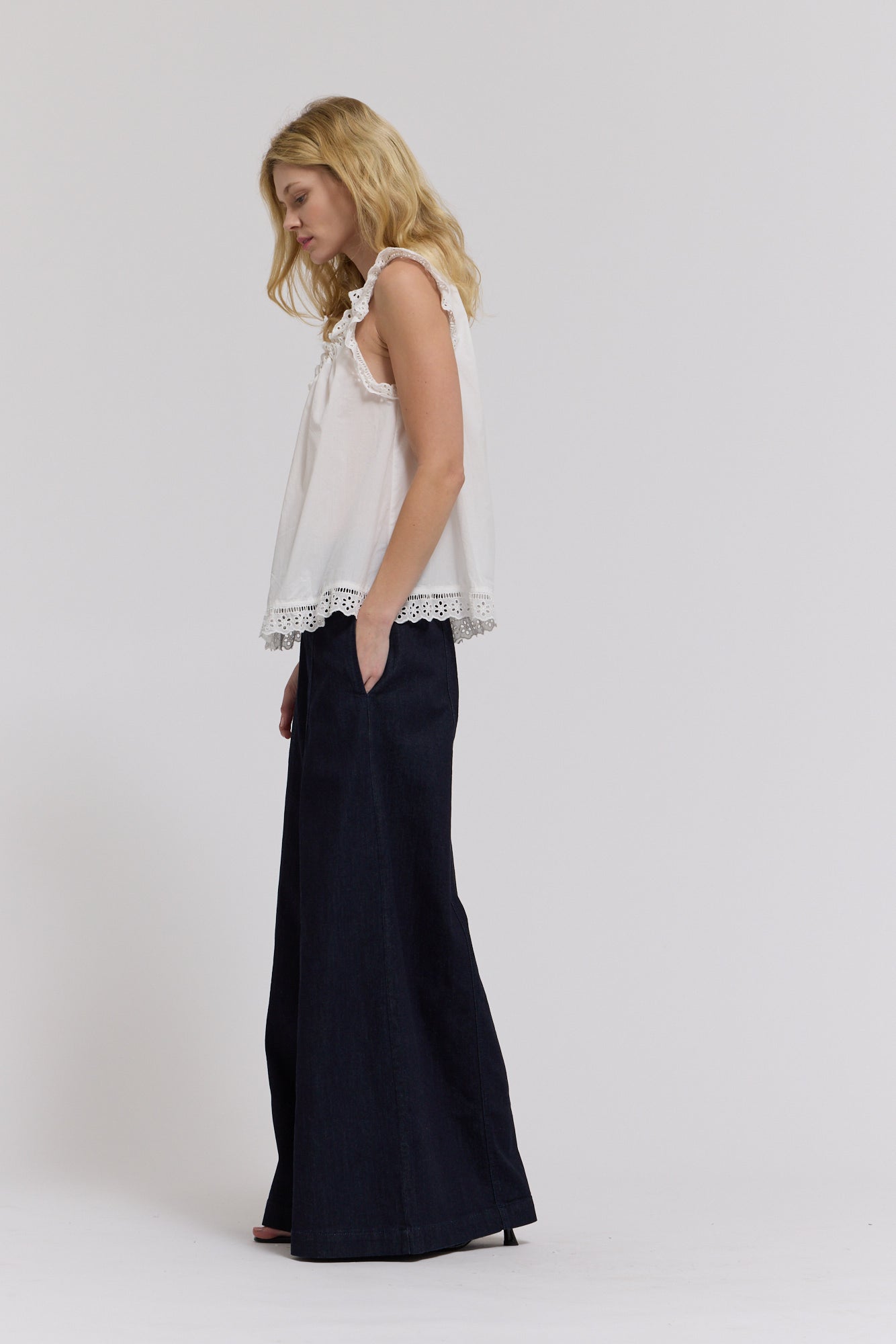 Lace Trim Swing Tank