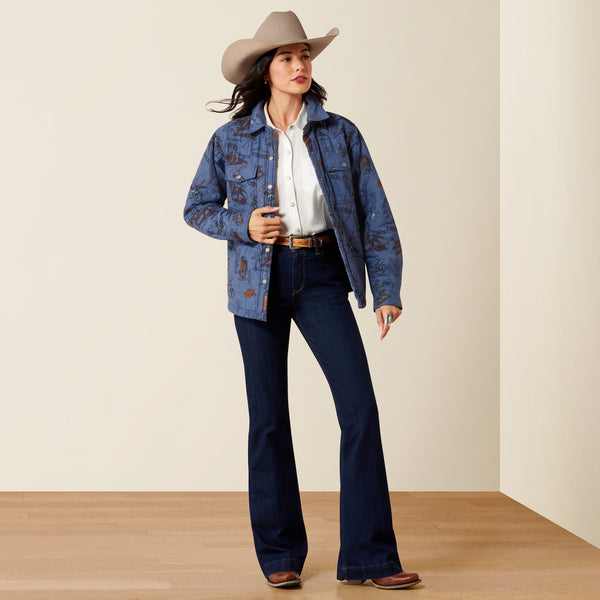Ariat Womens Obispo Lightweight Insulated Jacket Retro Rodeo