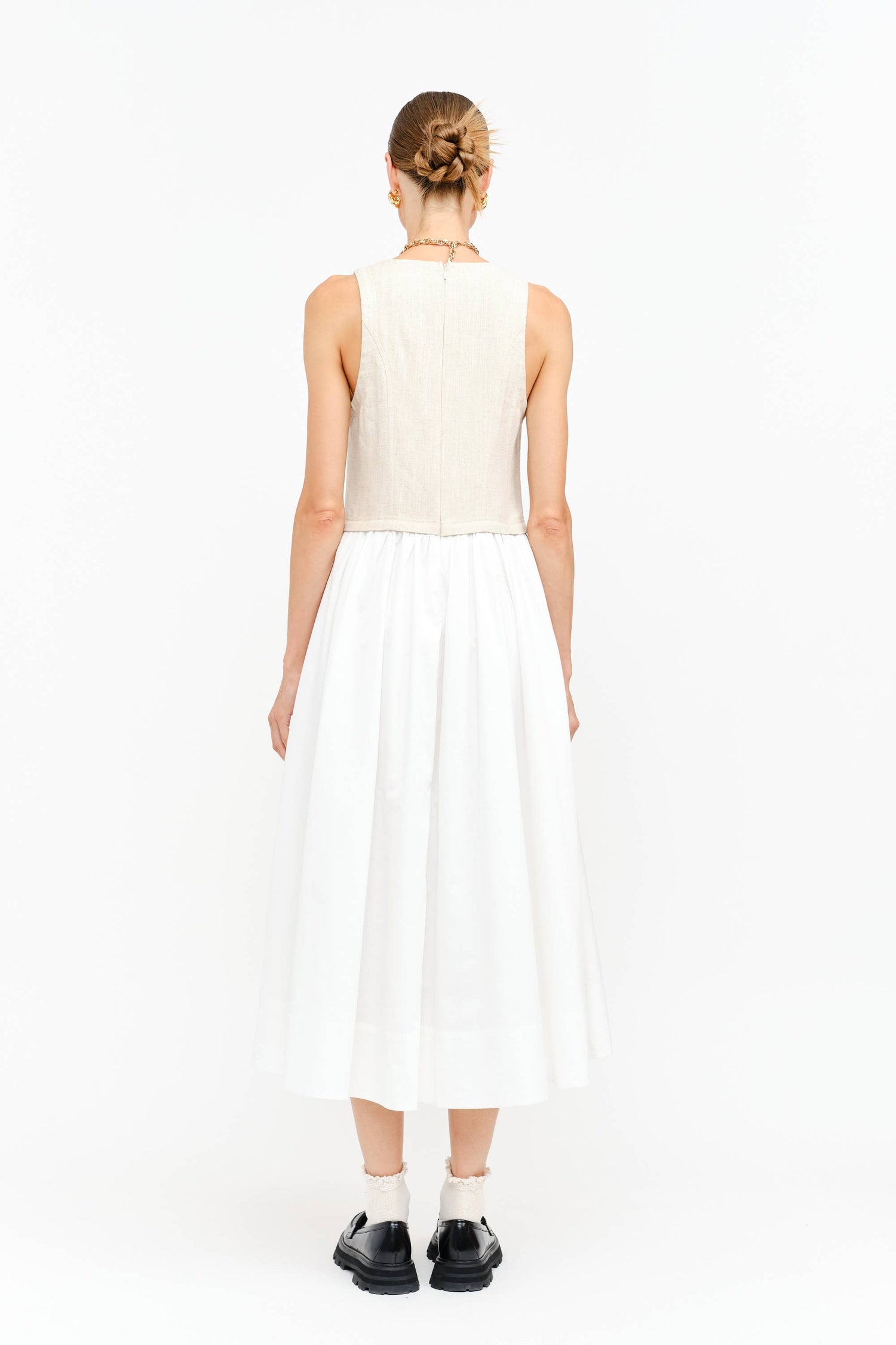 The Claira Dress In Natural