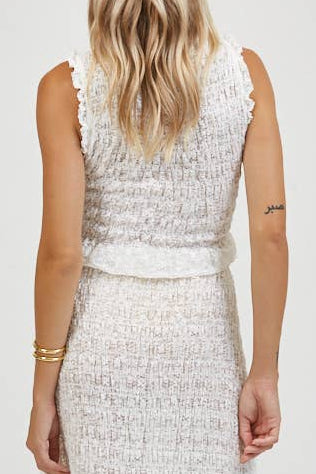 Gioia Smocking Sleeveless Top