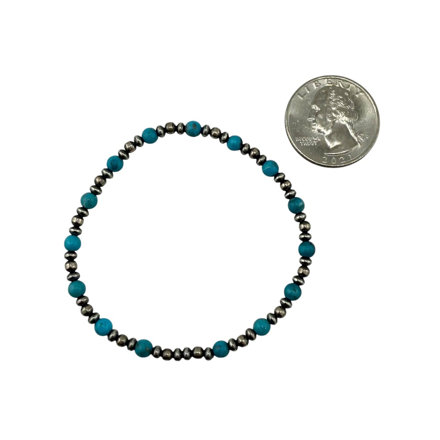 Becky Turquoise Stretch Bracelet