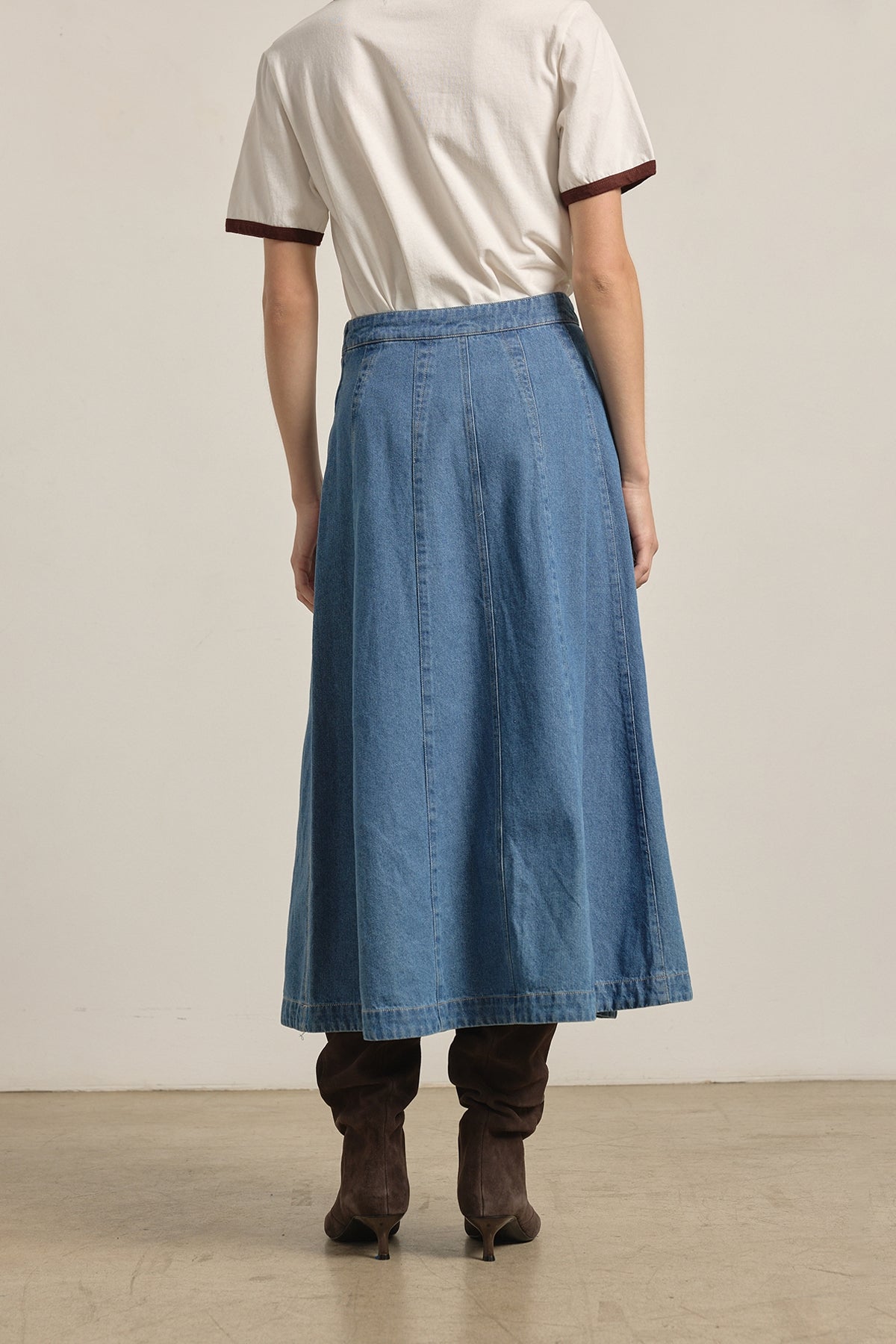 Demi A Line Denim Skirt