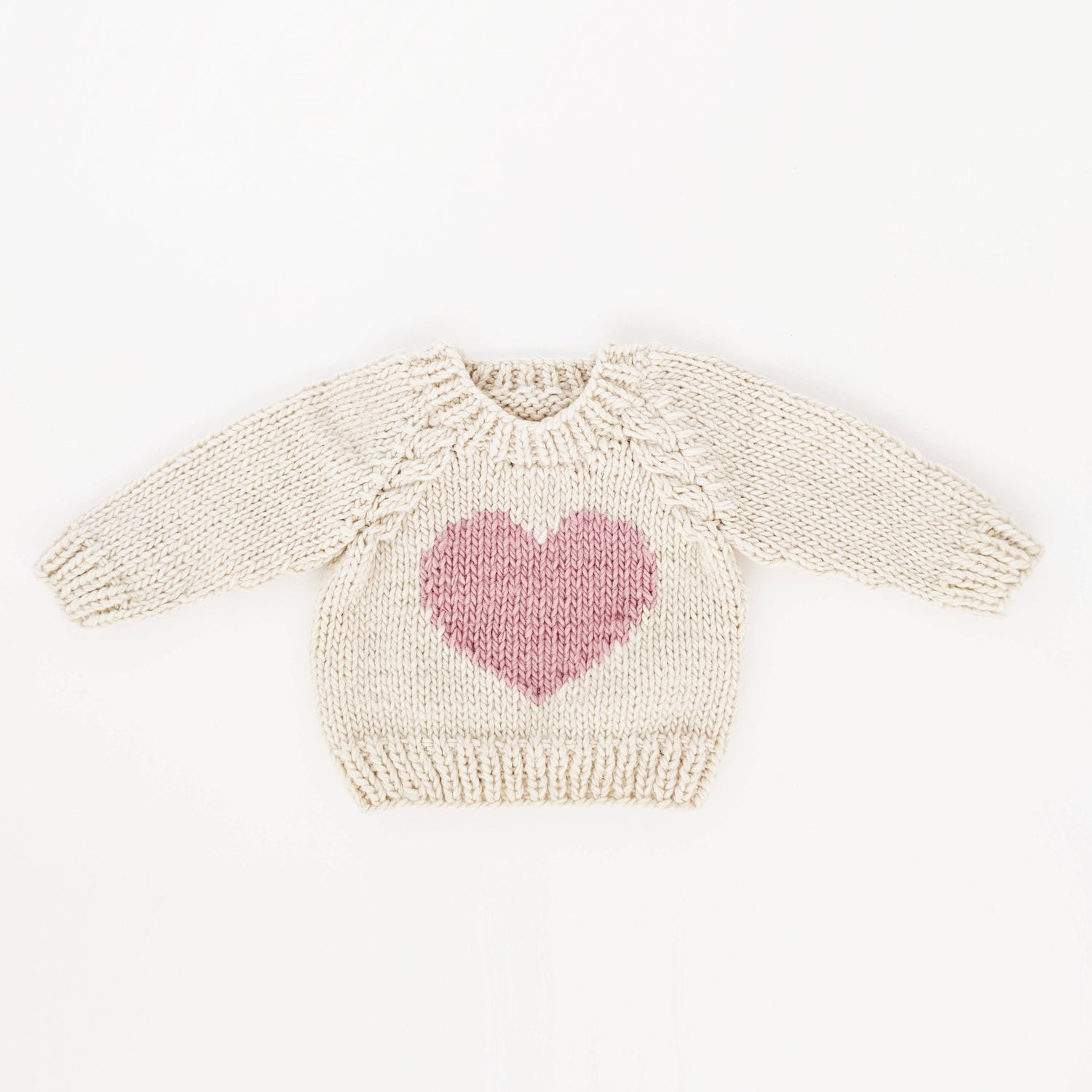 Sweetheart Crew Neck Sweater