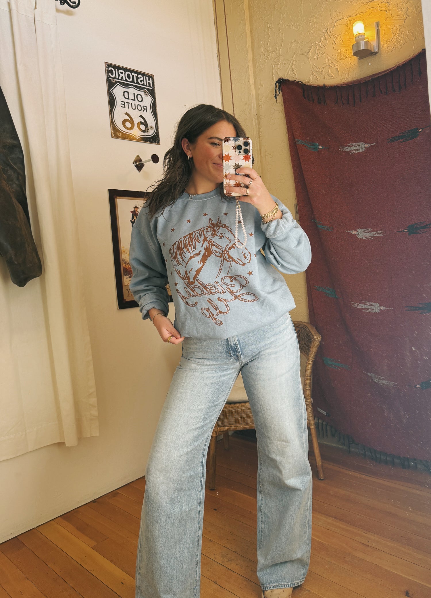 Bolt Ranch Giddy Up Crewneck